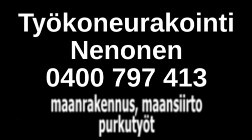 Työkoneurakointi Nenonen logo